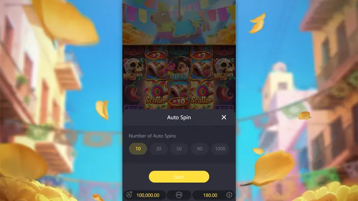 Themed symbols from the Pinata Wins slot.