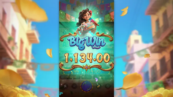Pinata Wins menu showing access to the Paytable and win history.