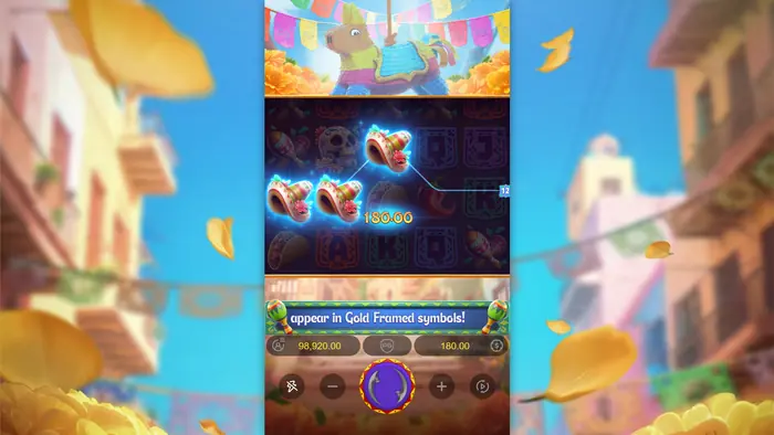 Free Spins bonus feature in Pinata Wins.